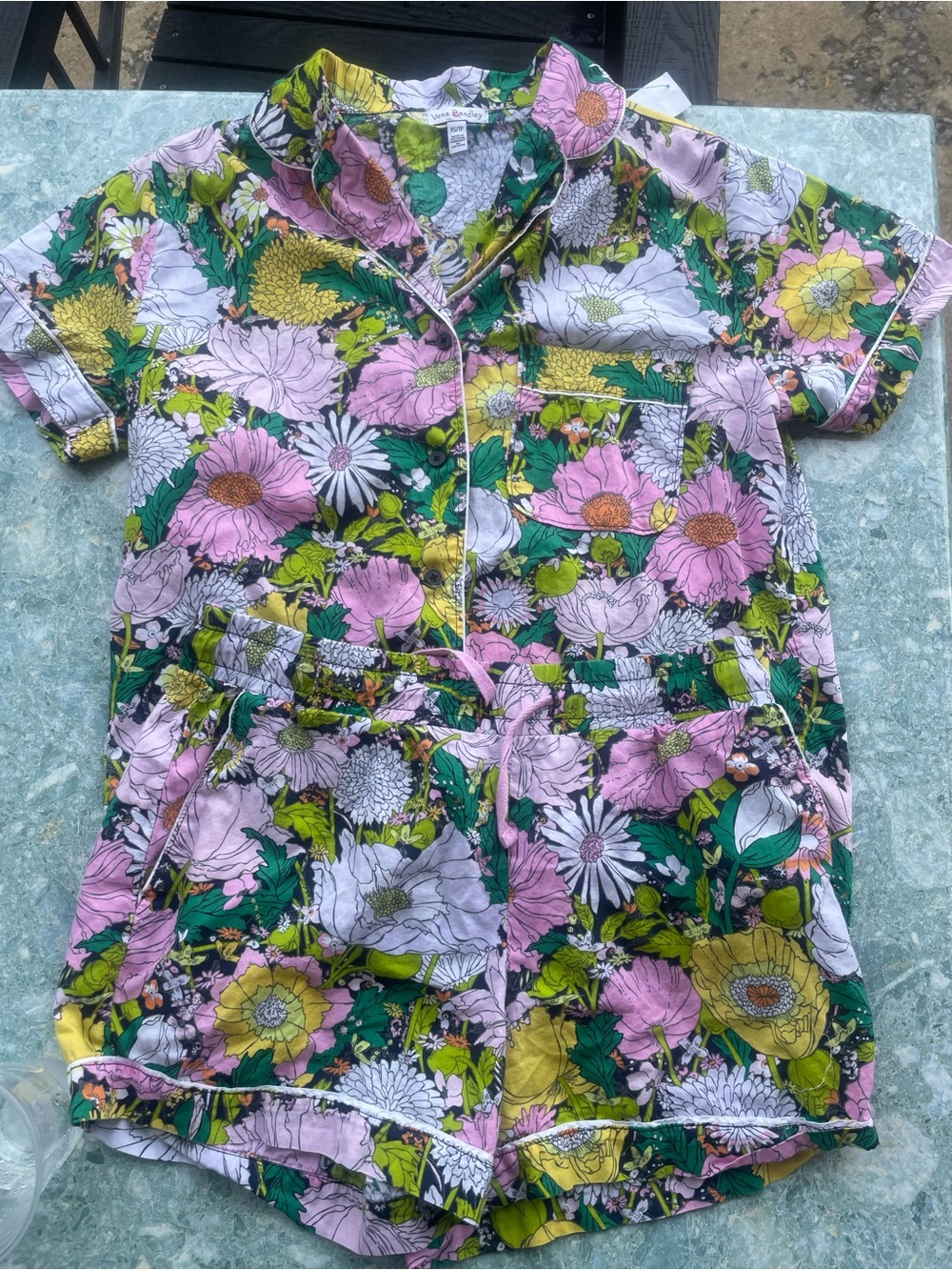 Vera Bradley Floral Pajama Set
